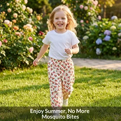 Pantalones cortos anti mosquitos para niños y niñas corte campana