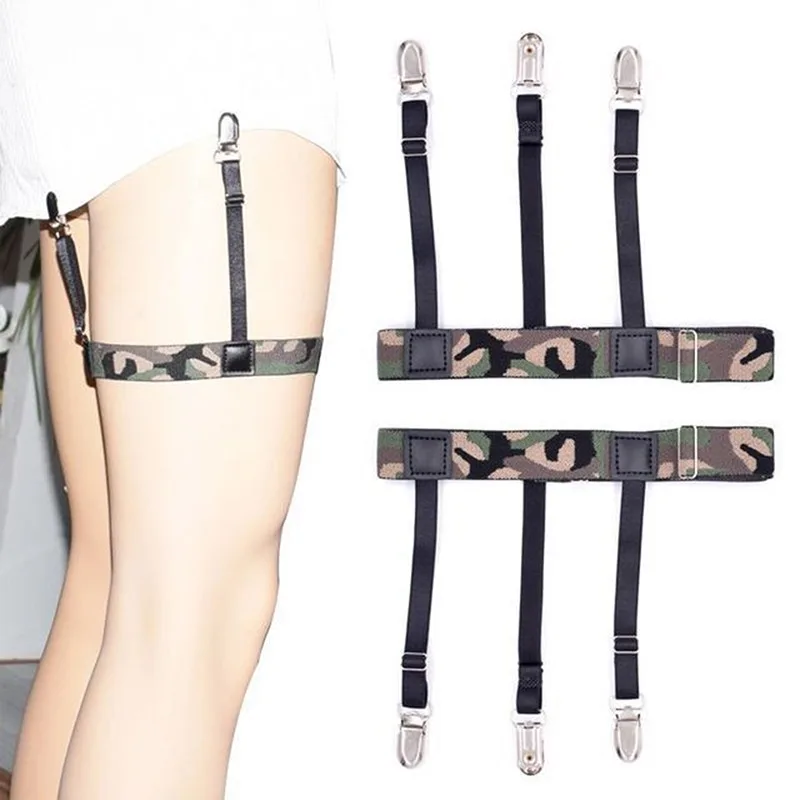 Sujetadores elásticos ajustables para camisa con lazos ocultos - imagen 5