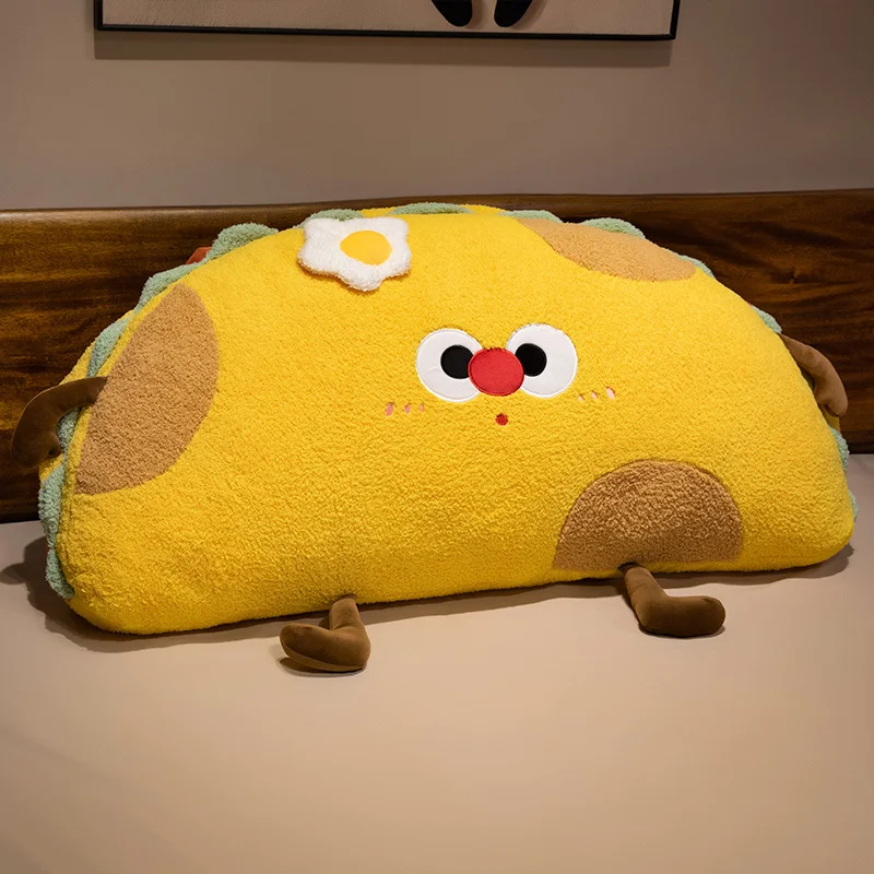 Cojín peluche hot dog para sofá, regalo de cumpleaños para niños - imagen 2