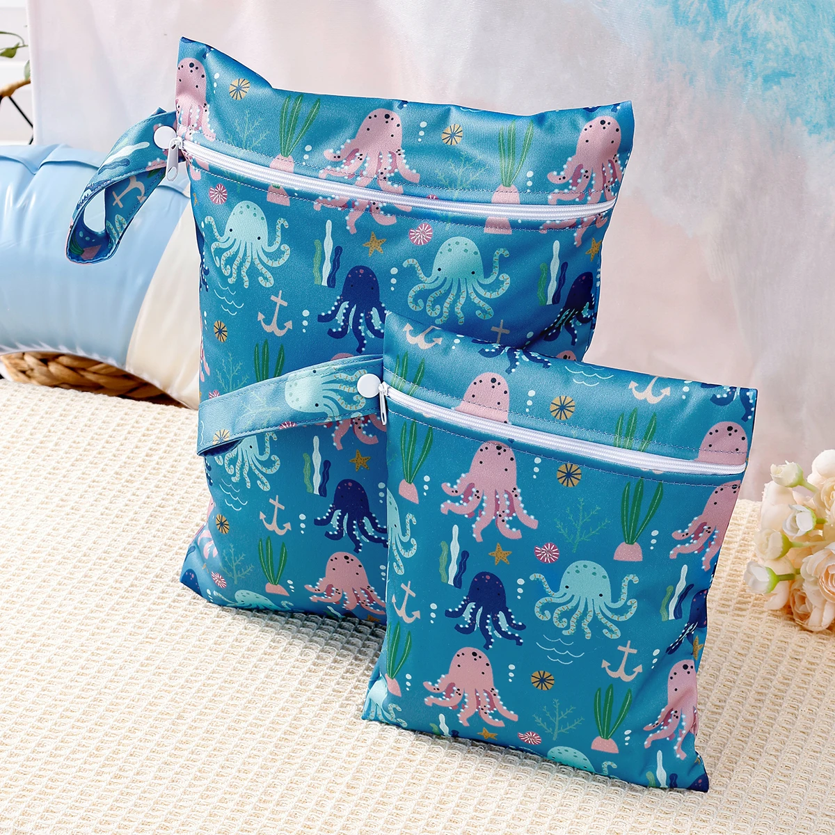 Bolsas secas y húmedas impermeables reutilizables para playa y piscina - imagen 4