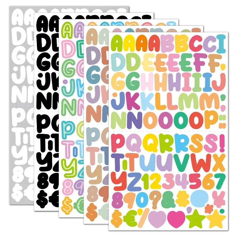 Pegatinas del alfabeto pequeñas para manualidades y tarjetas - imagen 3
