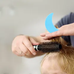 Plantillas de corte para cabello de bebé: luna y estrella