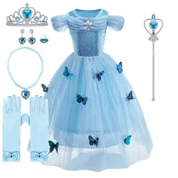 Disfraz Cenicienta de tul para niña – Ideal para Carnaval