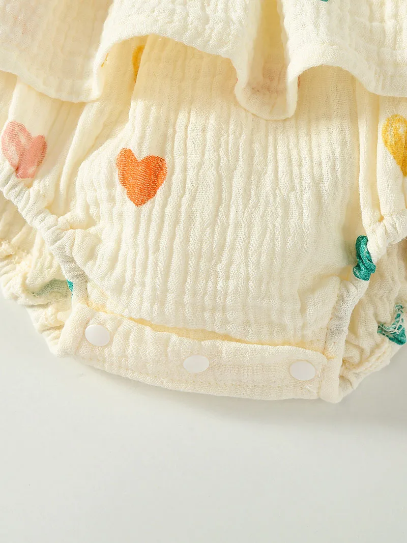 Mono bebé con gorro romántico y transpirable para niña - imagen 5