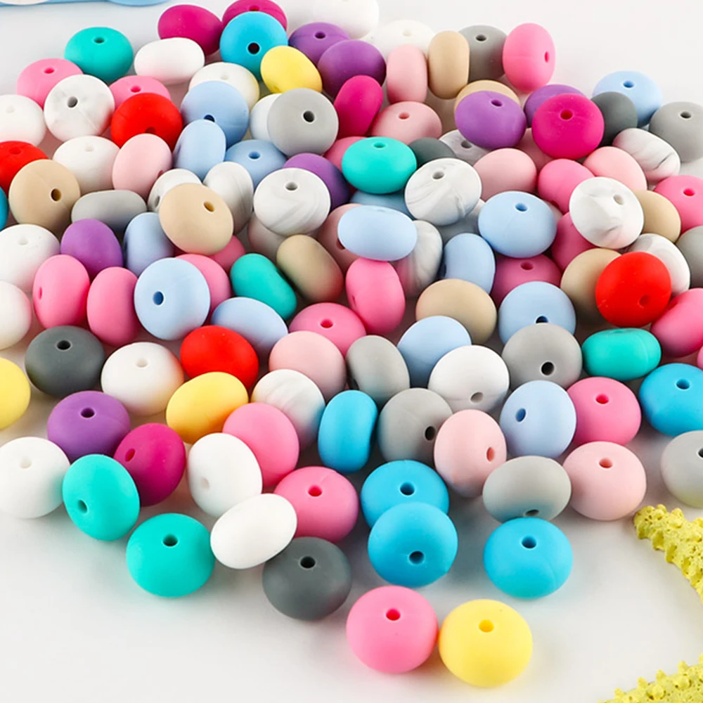Abacus cuentas de silicona para pulseras, collares y pendientes - imagen 5