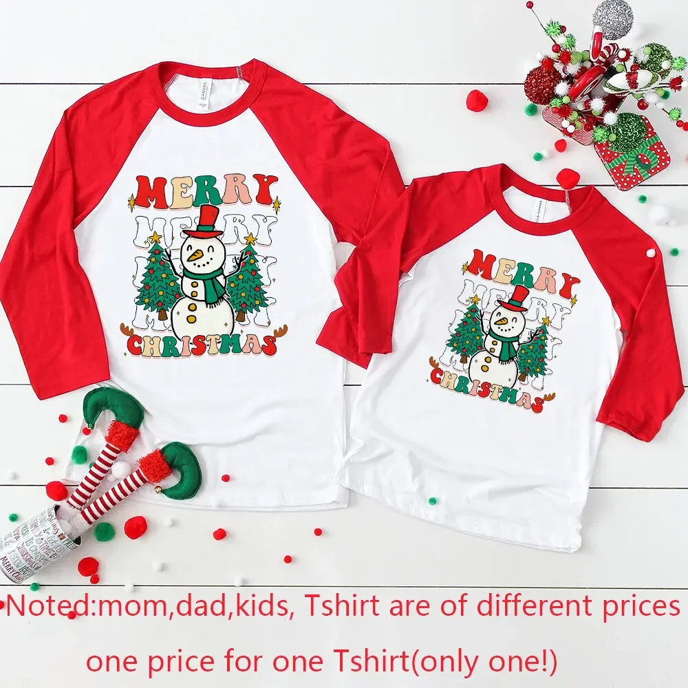 Camisetas navideñas raglán para toda la familia - imagen 2