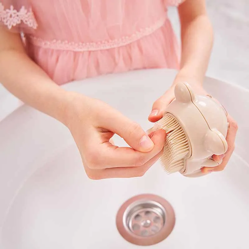 Cepillo de limpieza de uñas para chico con cerdas suaves estilo animal - imagen 3