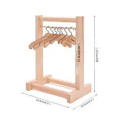 Perchas de madera para niño – Organizador infantil práctico