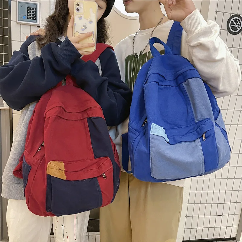 Mochila escolar de lona kawaii para niña – Vuelta al cole