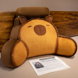 Almohada triangular suave de respaldo con animal de dibujos animados
