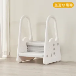 Taburete escalonado infantil para baño y lavado de pies seguro