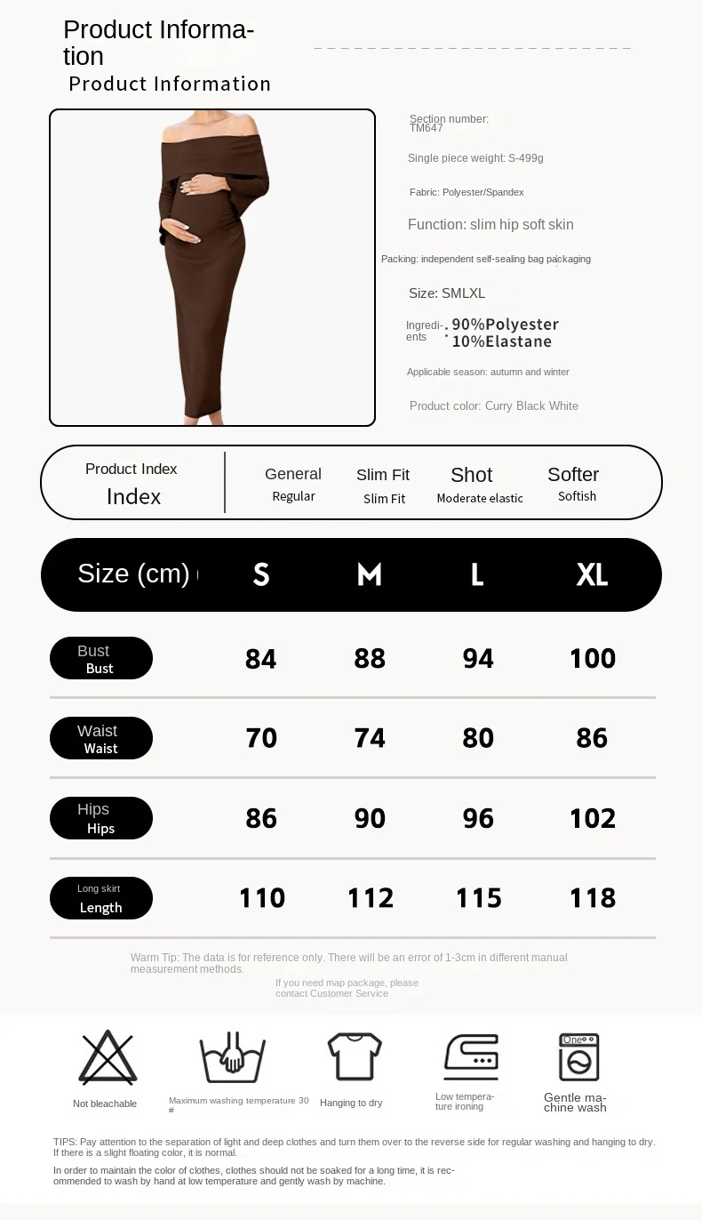 Vestido de maternidad de hombros descubiertos en sesión de embarazo