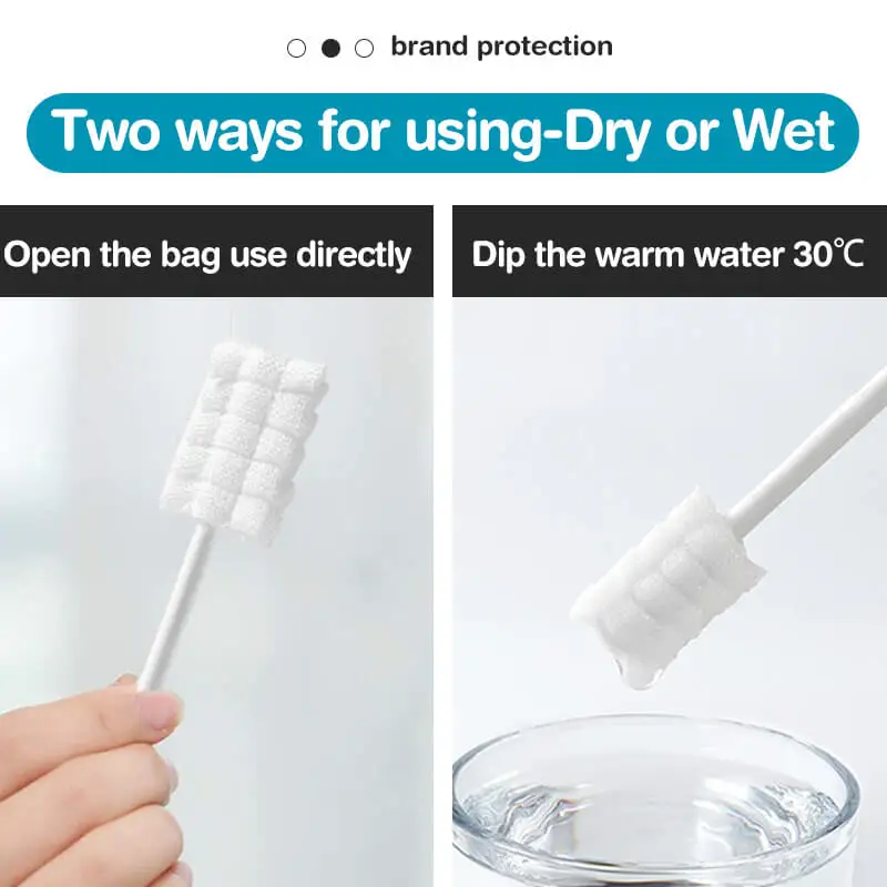 MAMIJOY Palitos limpieza bucal desechables para bebé – Gasa dental - imagen 4