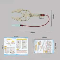 Kit de brazo mecánico hidráulico de ciencias para montar y aprender