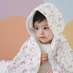 Elinfant Toalla bebé con capucha 100% algodón – Suave y acogedora
