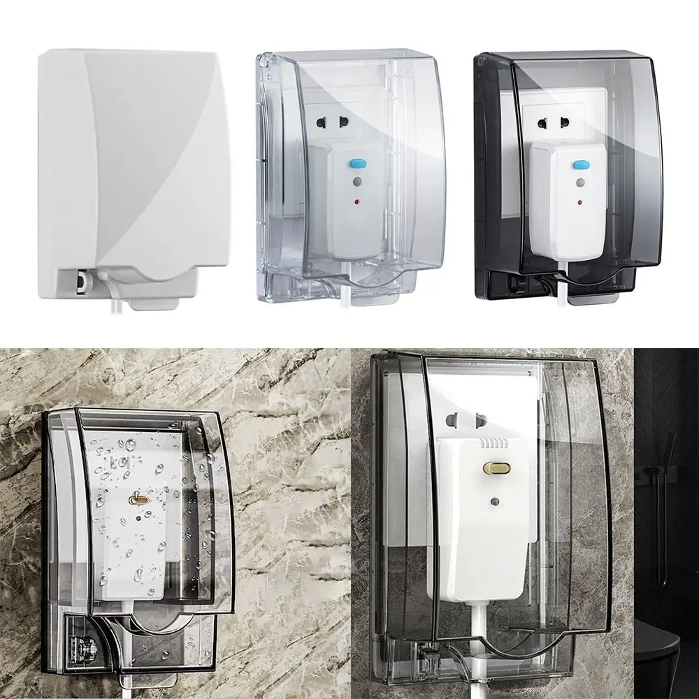 Tapa autoadhesiva para enchufe eléctrico estanca con protección baño - imagen 5