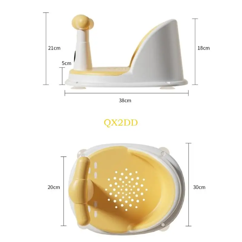 Silla de baño infantil QX2D antivuelco, segura y cómoda - imagen 4