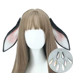 Diadema con orejas de conejo en felpa para cosplay infantil y eventos