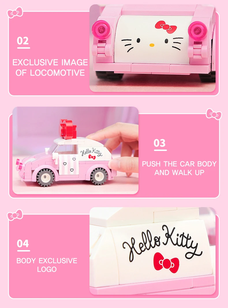 Finished Hello Kitty bus