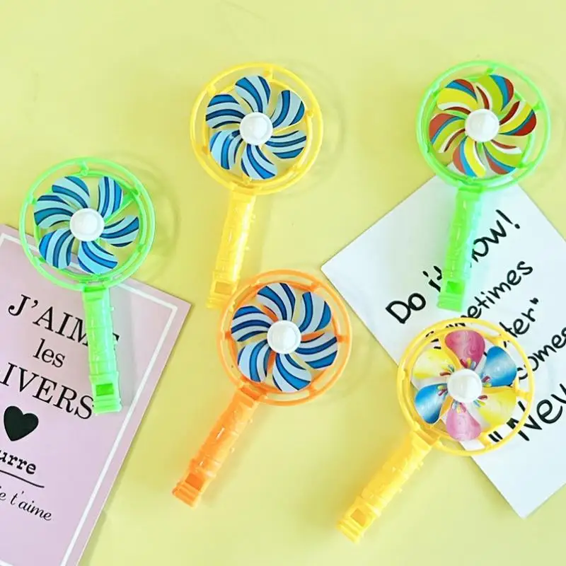 TMZ Mini molino de viento infantil plástico para decoración - imagen 3