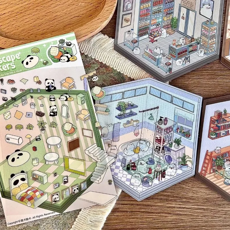 Juego de pegatinas 3D divertidas con motivos infantiles – DIY educativo - imagen 3