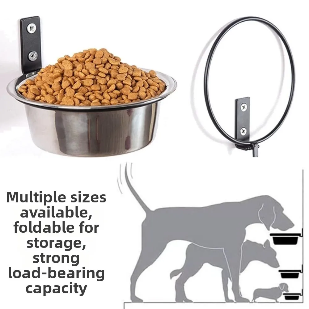 Comedero y bebedero plegable colgante antideslizante para mascotas - imagen 5