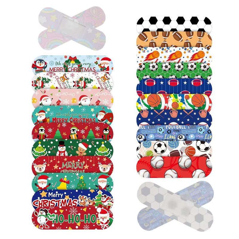 Tiritas con diseños navideños