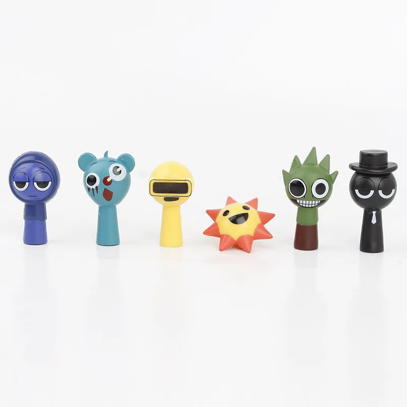 Figuras de acción Sprunki en PVC: set juguetes divertidos para fans - imagen 5