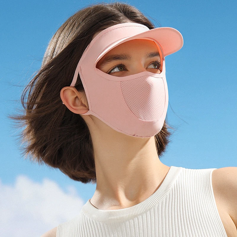 Ice Sense Facekini mascarilla facial solar transpirable, elástica