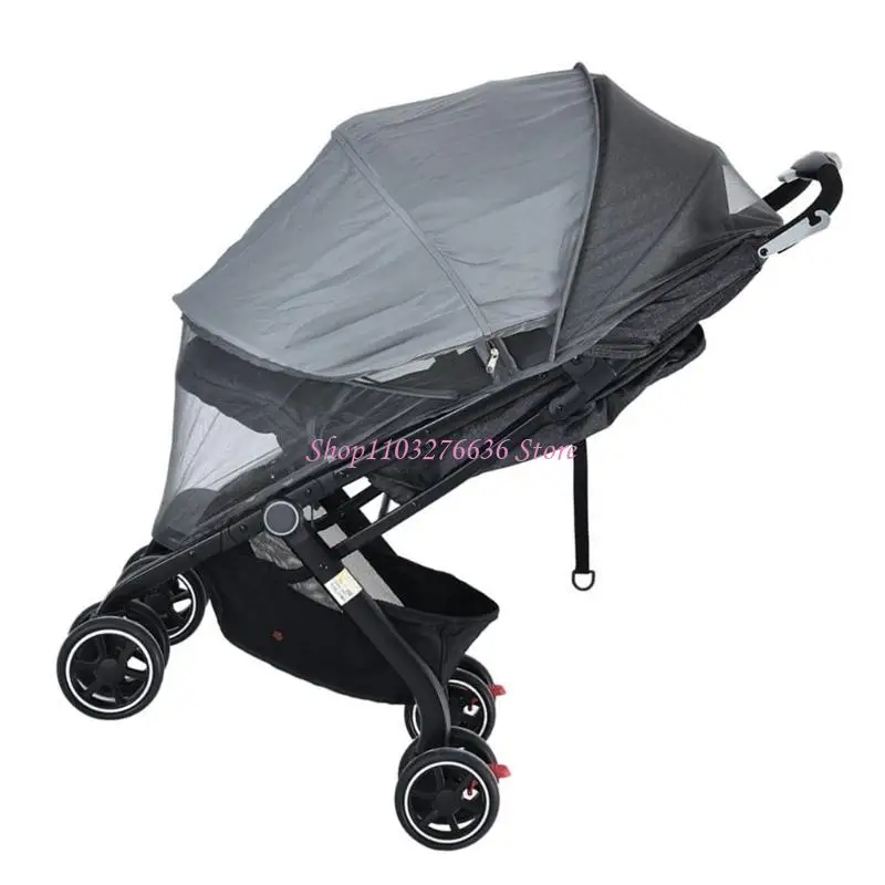 Mosquitera transpirable para cochecito, malla protectora - imagen 4