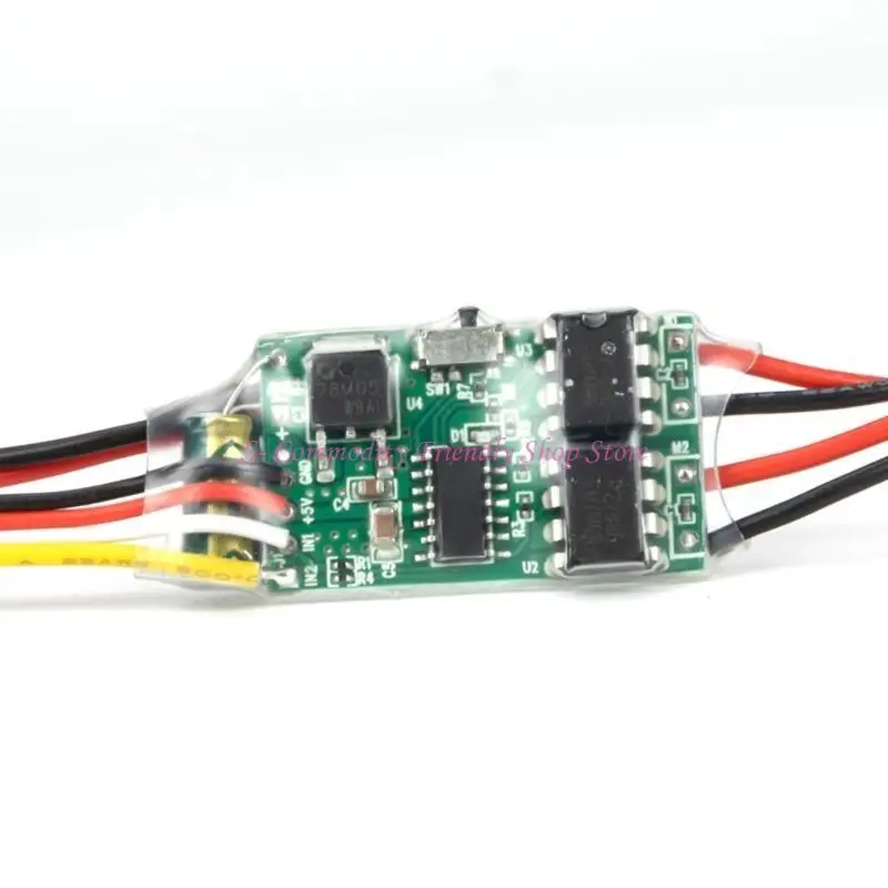 Controlador de velocidad para motor cepillado de doble canal