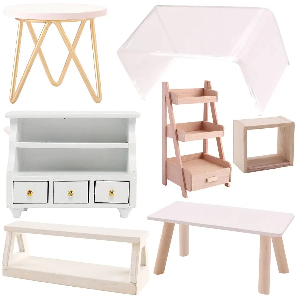 Taburete mini madera Teatable para casa de muñecas – Decorativo