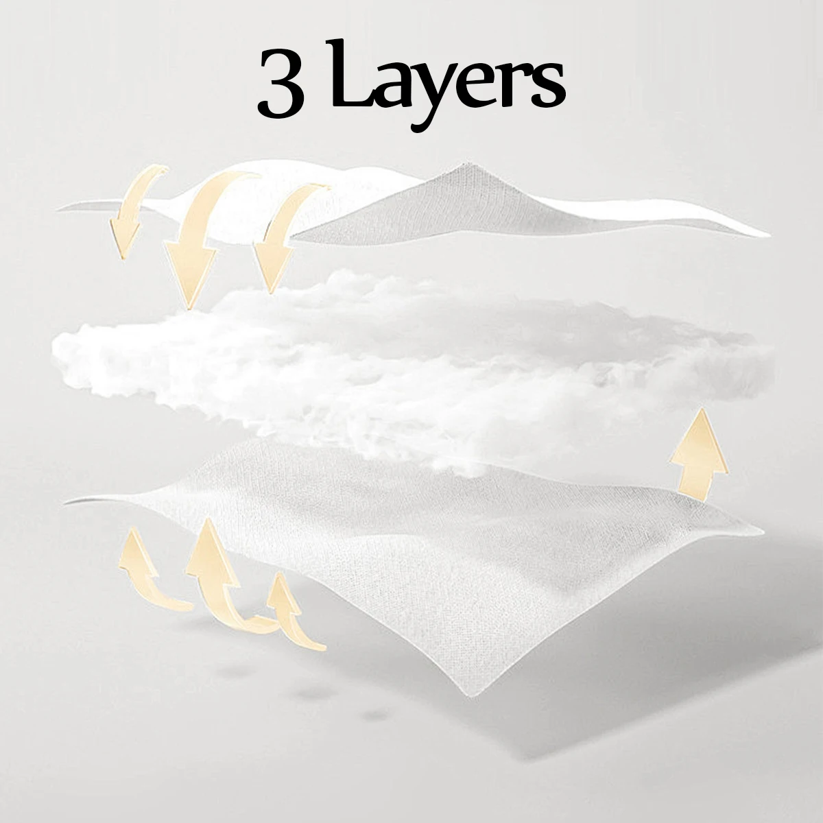 Elinfant Manta bebé invierno 3 capas suave para recién nacido - imagen 3