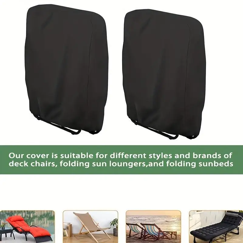 Funda lavable para silla de playa, asiento protegido contra polvo