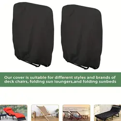 Funda lavable para silla de playa, asiento protegido contra polvo
