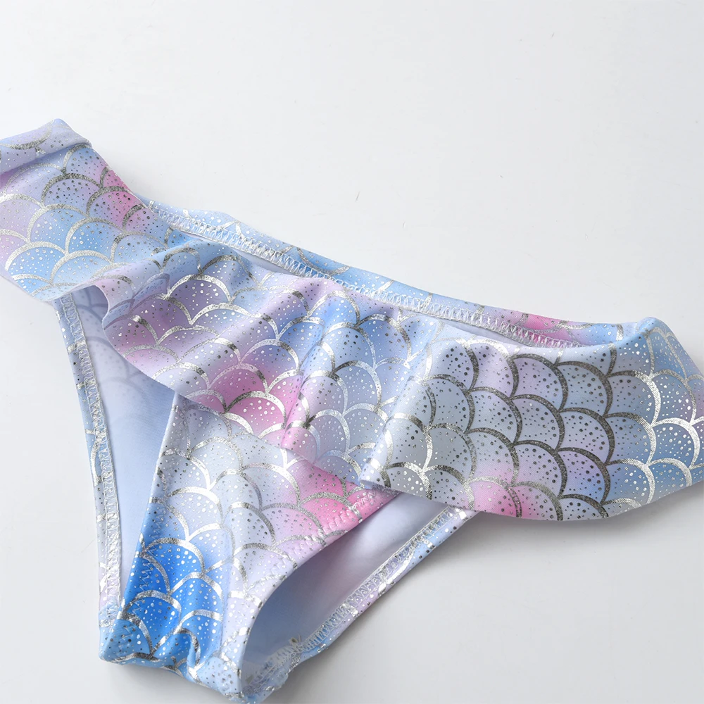 DXTON Traje de baño de sirena con tirantes para niña - imagen 3