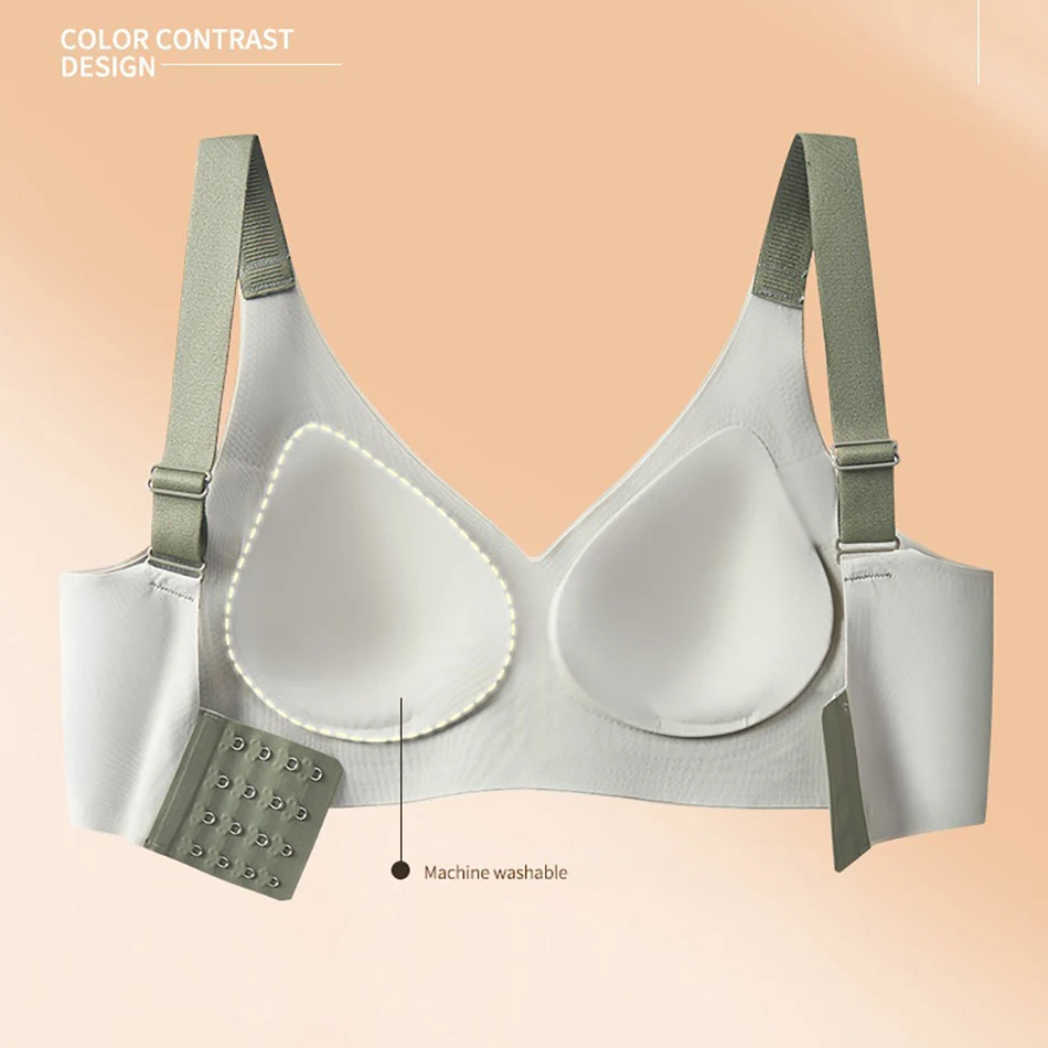 Sujetador de maternidad copa completa – Suave con tirantes anchos - imagen 2