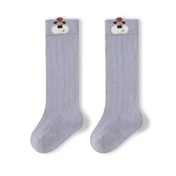 Calcetines altos gruesos de invierno para bebé – suaves y elásticos