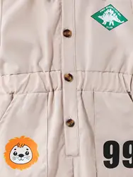 Mameluco de verano para recién nacido con sombrero estampado