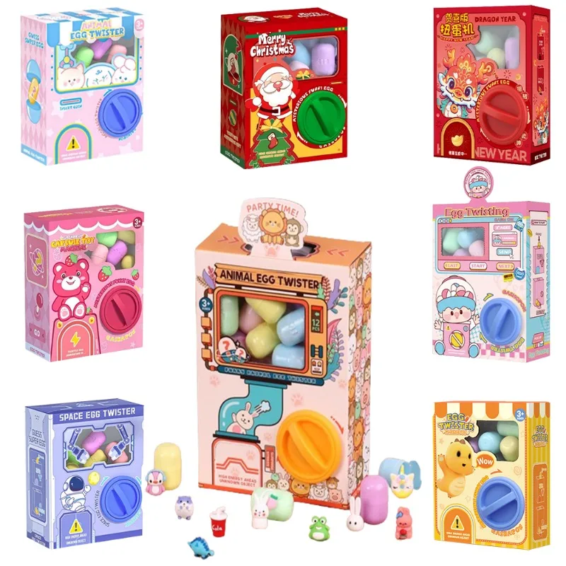 Máquina juguete infantil cápsula sorpresa Navidad