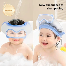 Gorro de ducha de silicona para bebé – Protector oídos impermeable