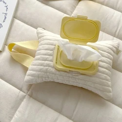 Porta pañuelos para cochecito de bebé con funda colgante extraíble