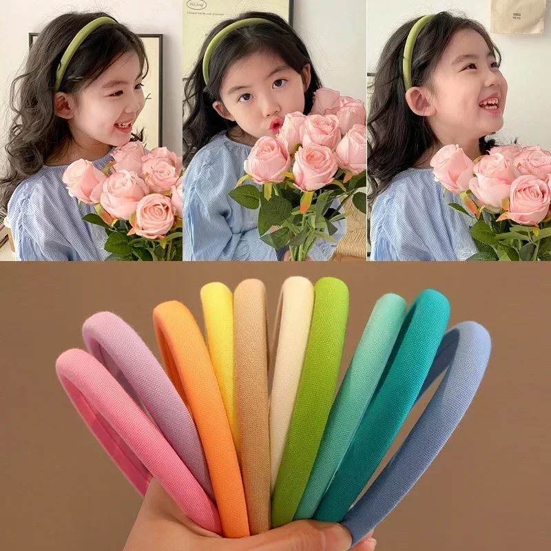 Diadema para el pelo niña blanca y rosa, estilo coreano - imagen 2