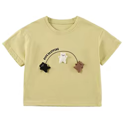 Camiseta manga corta niño con dibujo animado – Algodón verano