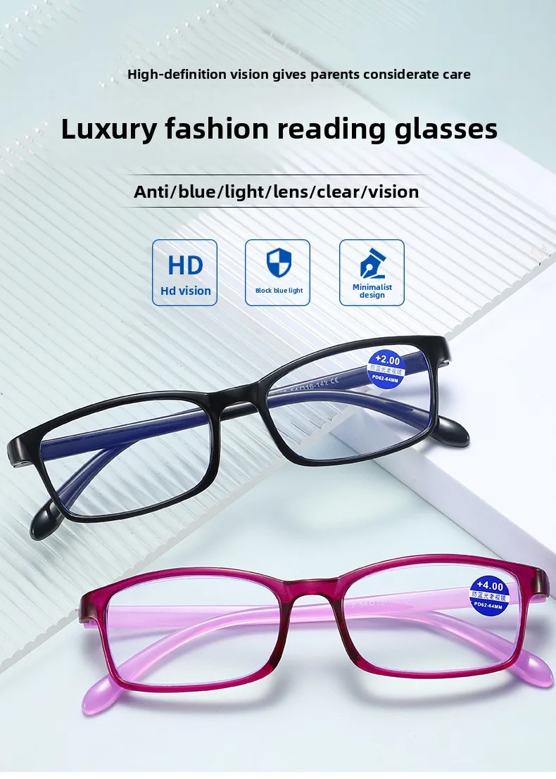 Detalle de lentes con aspecto HD