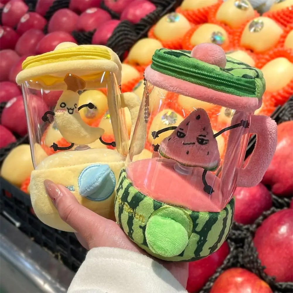 Exprimidor de frutas peluche con diseños sandía, naranja y plátano - imagen 4
