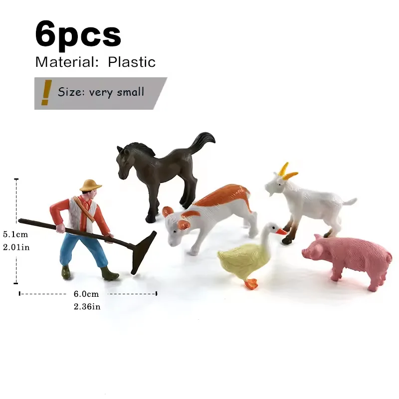Figura de cabra en miniatura para decoración de jardín de hadas - imagen 3