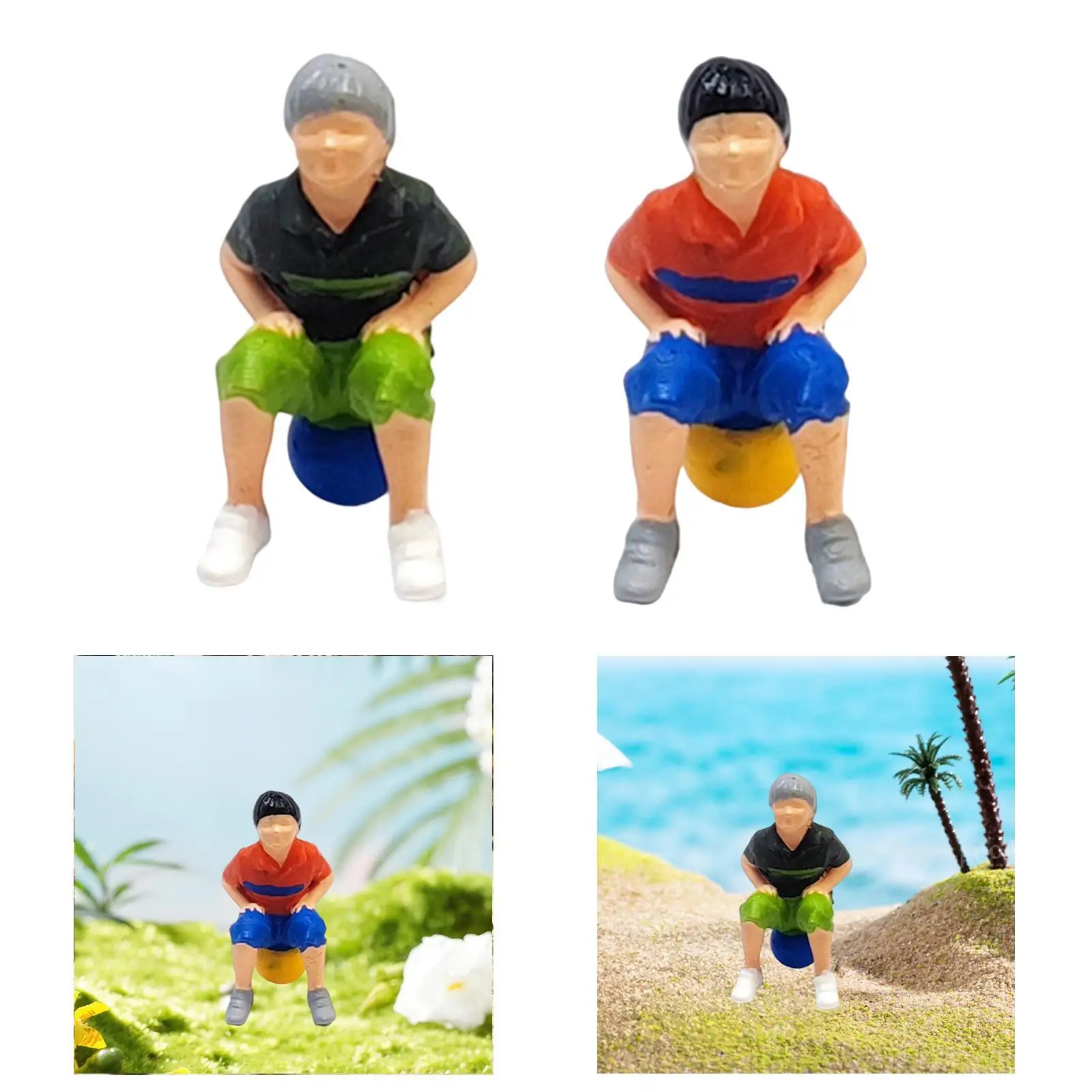 Figura de diorama pintada a mano para micropaisajes - imagen 5