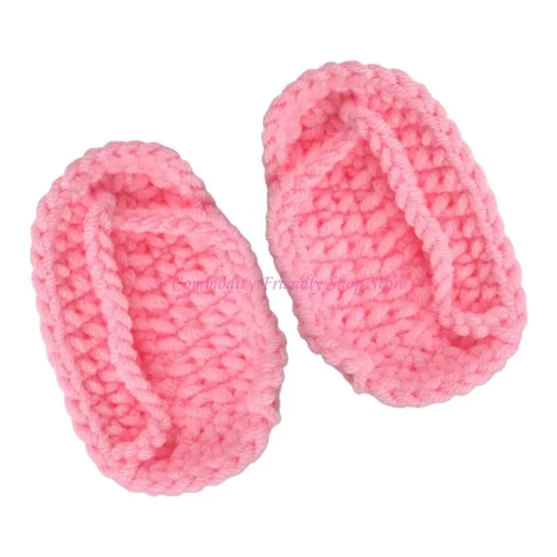 Zapatillas de ganchillo para bebé recién nacido – sesión fotos - imagen 2