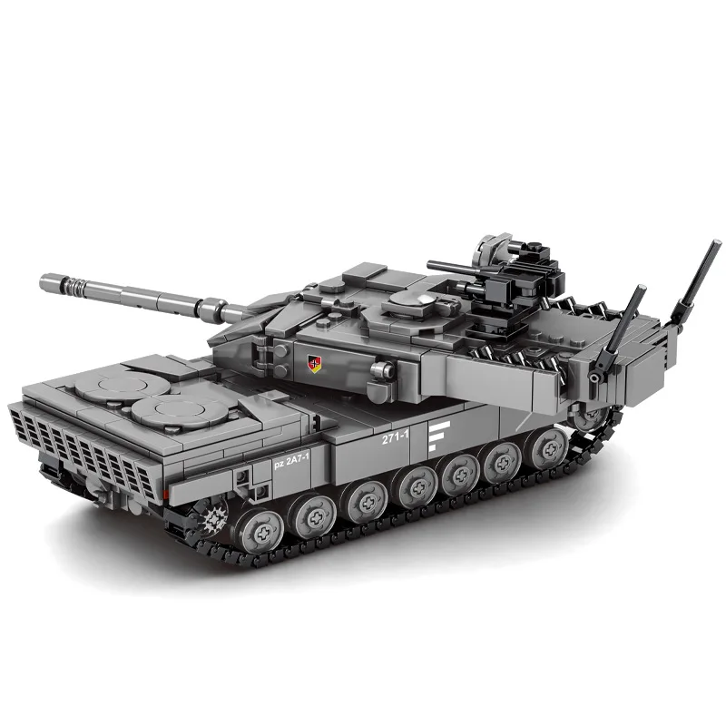 Bloques construcción Leopard 2A7 tanque batalla infantil - imagen 2